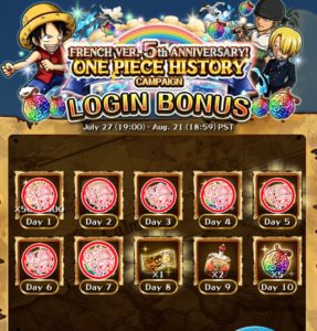 One-Piece-Treasure-Cruise-Rainbow-Gems- Login Bonus