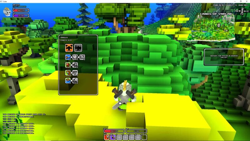 Cube World Alpha Skill System