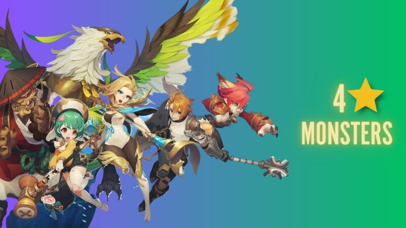 Summoners War Mobile Video Game - List of Best 4-Star Monsters