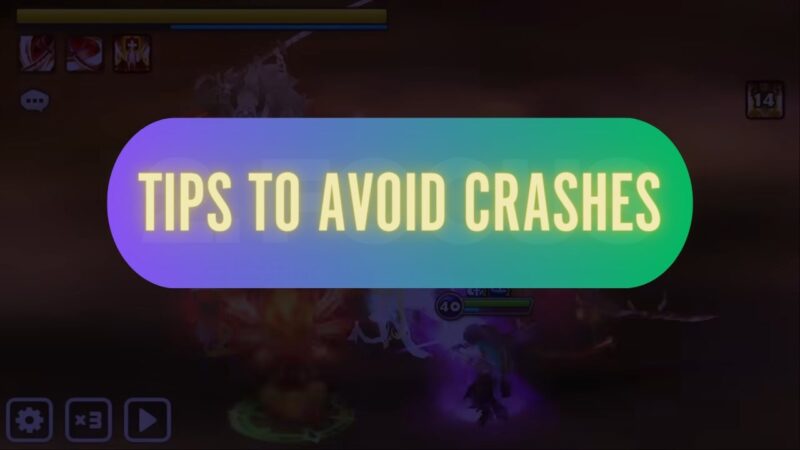 TIPS TO AVOID CRASHES